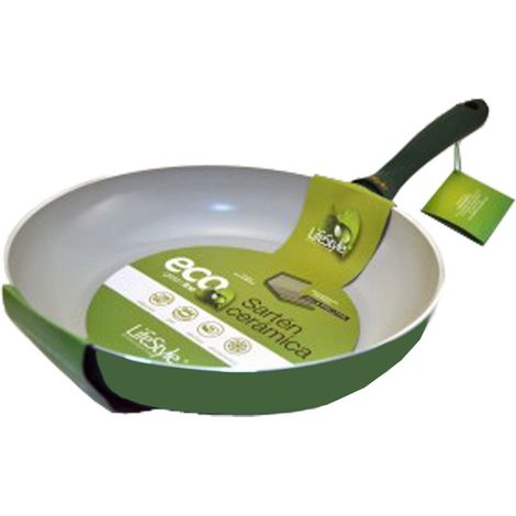 Lifestyle ecogreen Keramik Bratpfanne 3 mm Induktion 18 cm