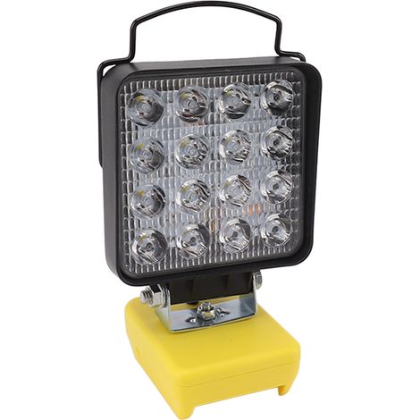 Lampe de travail portative 20W, 16 perles LED, tête rotative, sans fil, pour camping, randonnée en extérieur (1/5)