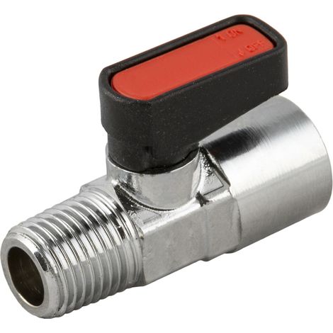 Micro vanne RS PRO, R 1/4, 6.35mm ( Prix pour Paquet de 10 ) (1/2)