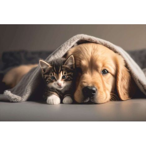 VELVET KITTEN & PUP 45X75 MERCURY 007799-1