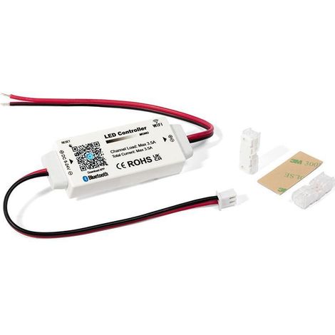 controlador led/cob blue 24v. wifi bluetooth. plástico. potencia 70w