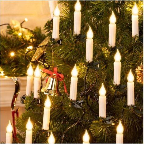 30 Lichterketten, LED-Schwimmkerzen, 8 Modi, Fernbedienung, IP44 wasserdicht, für Garten und Außenbereich (1/5)