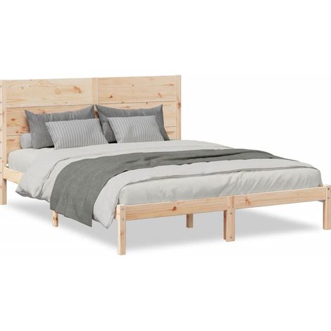 Maison Exclusive - Giroletto Extra Lungo senza Materasso 160x210 cm Legno Massello