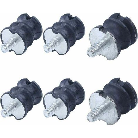 Supporti motore isolanti Husqvarna da 6 pezzi - Compatibili con 268/272/61/266/Jonsered 625/630/670 - Protezione motore motosega - Durevole - Per silvicoltura e artigiani (1/4)