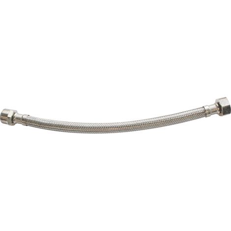 Flexible sanitaire - Raccord mâle 3/4" écrou tournant 3/4" - L = 300mm - DN10 (1/5)