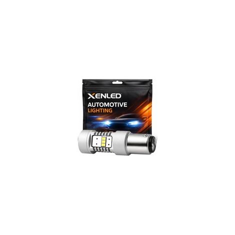 Ampoule 14 LED XENLED - P21/5W Blanc 1157 T25 - 1200Lms - Double intensité (1/5)