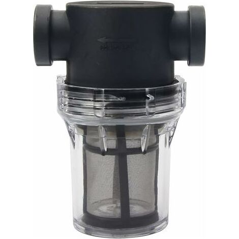 Pipeline Filtre pour pompe à eau 1/2" avec tamis en acier inoxydable 100 mailles, filtre en maille en ligne pour arrosage du jardin (1/5)
