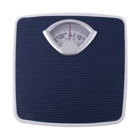 Pèse Personne Mécanique Rétro - JINFGERNE - Grand Écran, Capacité 130kg, Plateau Antidérapant, Molette de Réglage, Écologique et Précis pour Suivre Votre Poids (1/4)