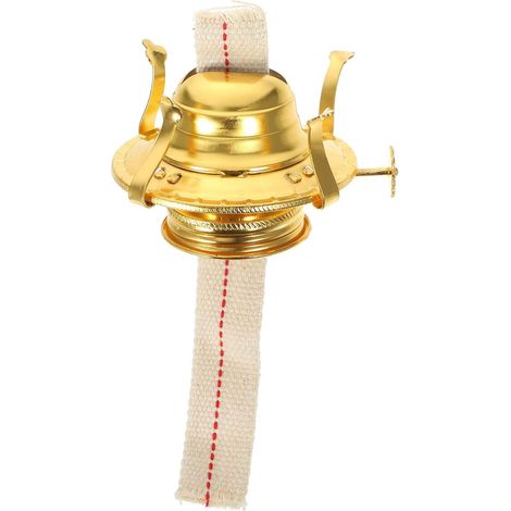 Porte-mèche en Fer pour Lampe à Huile, Mèche de Rechange Simple, Ensemble 1 Pièce, Accessoire pour Lampe à Pétrole DIY et Éclairage Extérieur (1/5)