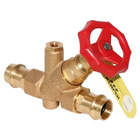 Sonderangebot KEMPER-Weser System-Absperrventil DN50 DIN-DVGW PN16 oE san-profipress 54mm 1903005000