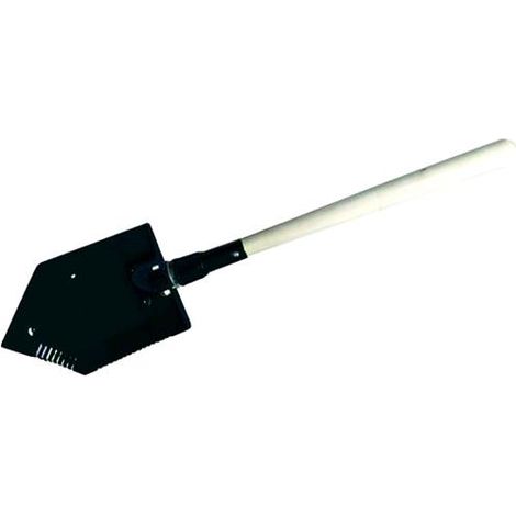 Pala/Piccone Campeggio Blinky Con Manico In Legno Pieghevole Doppio Utilizzo
