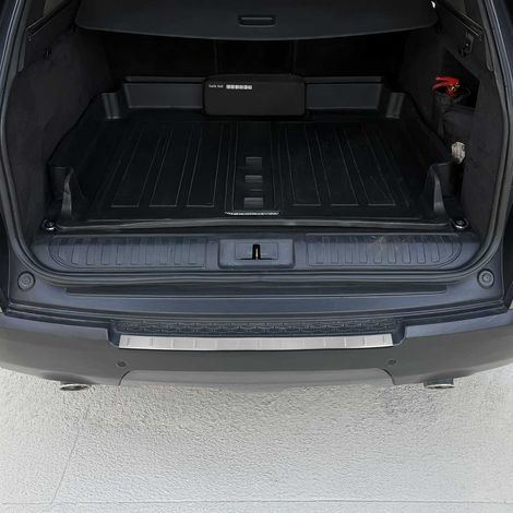 Protection seuil Coffre Pare-Chocs pour Range Rover Sport 2014-2020 INOX Brossé (1/5)