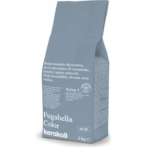 Joint de carrelage Fugabella Color FILL 3 kg by KERAKOLL Coloris KK26 - anciennement 13 (1/3)