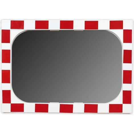 Moravia Verkehrsspiegel aus Sekuritglas 400 x 600 mm mit Heizung + 76er Schelle (1/5)
