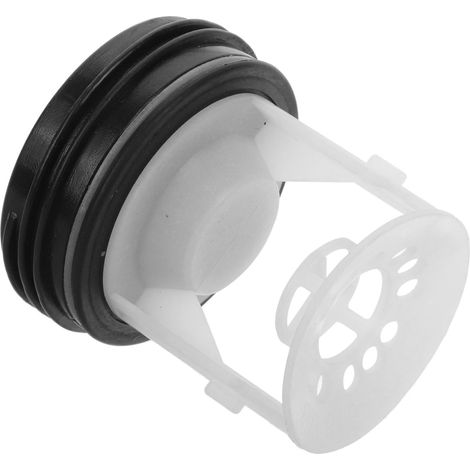 Bouchon de Vidange de Machine à Laver Filtre de Pompe de Vidange en Plastique Compatible Lave-Linge à Tambour Facile à Installer Ensemble de 1 Pièce Accessoire de Machine à Laver (1/5)