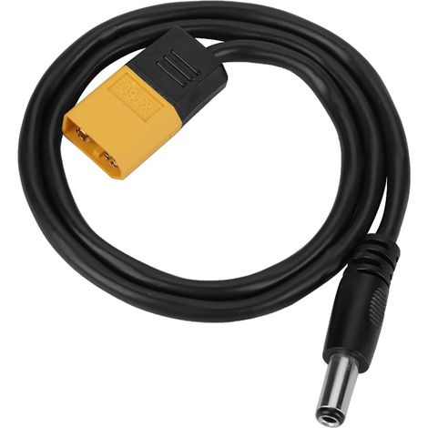 Câble d'alimentation DC5525 avec connecteur mâle XT60 vers connecteur mâle CC 5,5 x 2,5 mm