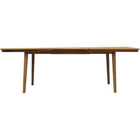 Tavolo da Giardino in Legno di Acacia Allungabile da 1,8 a 2,4 Metri (1/4)