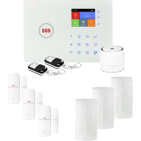 Alarme maison connectée 4G sans fil wifi et gsm amazone - lifebox - kit animal 3 (1/5)