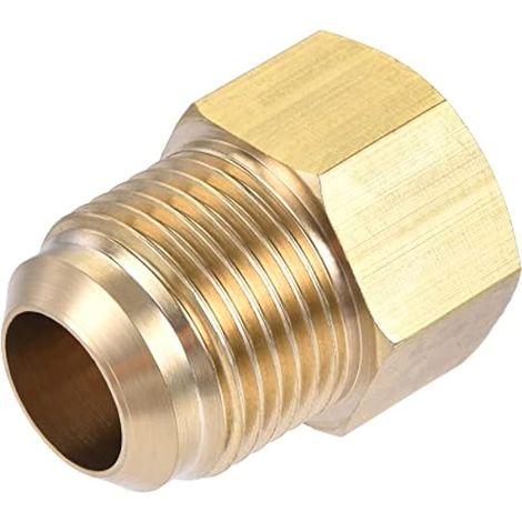 Raccord en laiton, mâle flare SAE 5/8, femelle filet SAE 1/2, adaptateur pour climatisation. (1/5)