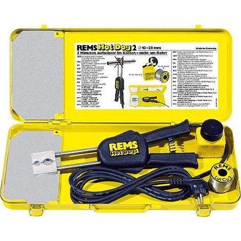 Rems – Pince à souder électrique 800 °C – Cuivre Ø10-28 mm – Soudure ultra-rapide sans flamme – Pour artisanat et industrie