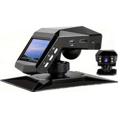 4K+1080P 3-Kanal-Autokamera, Frontkamera und integrierte Rückfahrkamera, 3,0-Zoll-Bildschirm, 170°-Weitwinkel, 4K-Dashcam-Recorder (1/5)