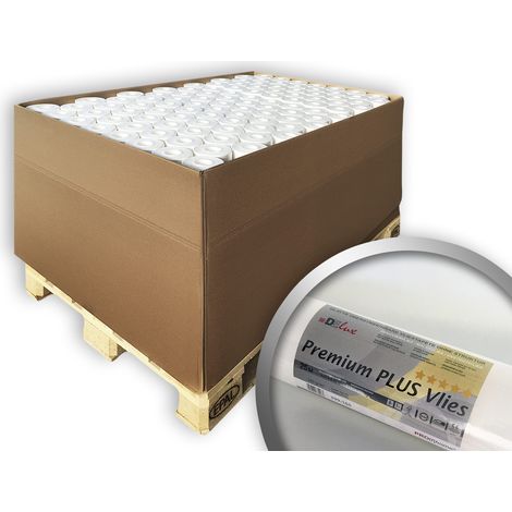 Revêtement non-tissé de lissage professionnel 160 g Profhome PremiumVlies PLUS 399-165 intissé de rénovation 77 rouleaux 1925 m2