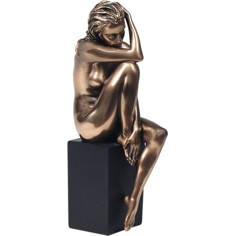 Signes Grimalt Figurines en bronze Figure Bronze en argent nu 5x9x20cm 10074