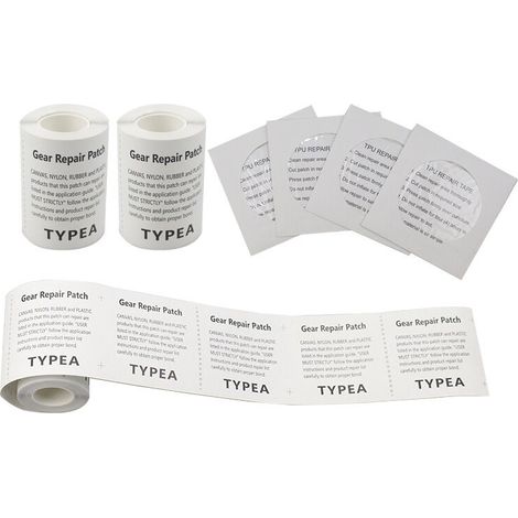 RHG Un rouleauTPU Tape Transparent Tenacious Flex Corrige la Réparation des Autocollants pour Les Tentes de Camping, Sacs à Dos, Auvents, Canots Pneumatiques et Matelas Gonflables 7 × 7cm