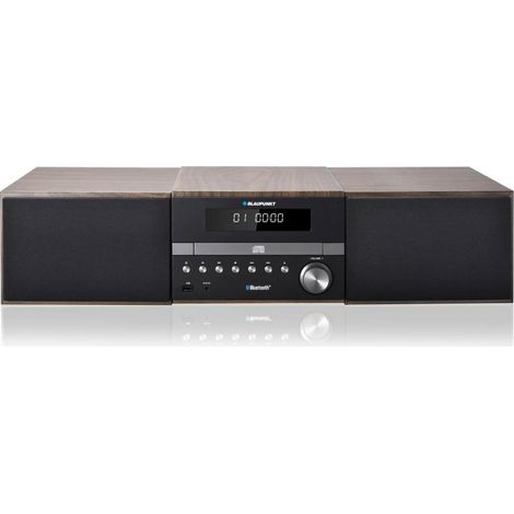 Blaupunkt MS46BT sistema de audio para el hogar Microcadena de música para uso doméstico 100 W Negro, Madera