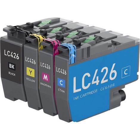 Pack de Cartouches Compatibles BROTHER LC426XL pour Imprimantes MFC J4335DW, J4340DW, J4540DW, J4540DWXL (1/2)