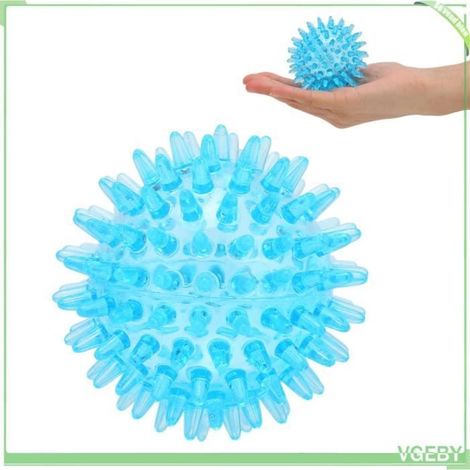VGEBY Boule hérissée Spiky Ball Creux Soft Clear Power Récupération Sport Poignet parapharmacie orthese 7 cm / 2,8 pouces (1/4)