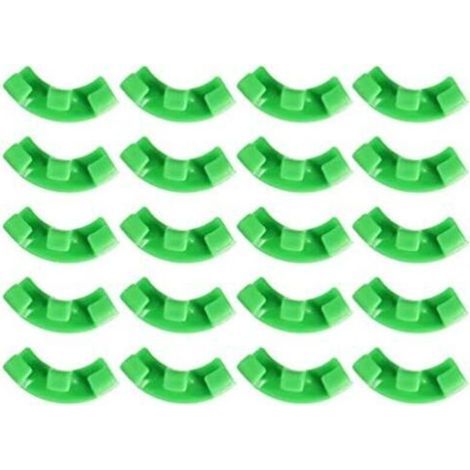 20 Pièces 90 Cintreuse De Plantes Kit De Manipulation De La Croissance des Plantes Support De Luminaire Mural Liens Végétaux Porte-Tige Plastique Escalader Fournitures De Formation (1/5)