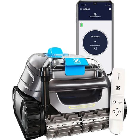 Zodiac – Robot nettoyeur piscine sans fil – Système cyclonique – Autonomie 2,5h – Contrôle via application iAquaLink – Dimensions 43x40x30cm (1/5)