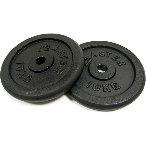 Pesi in ghisa 2 x 10 kg master