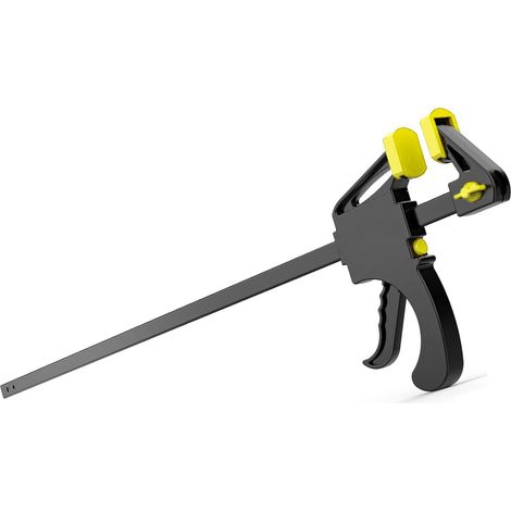 Sargento de barra con ajuste rapido 150 mm para carpinteria TUV GS, 1 pieza (1/5)