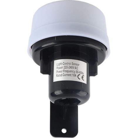 Contrôle de la lumière extérieure haute sensibilité, interrupteur de lampe de jardin de rue, marche/arrêt automatique, AC 230V (1/5)