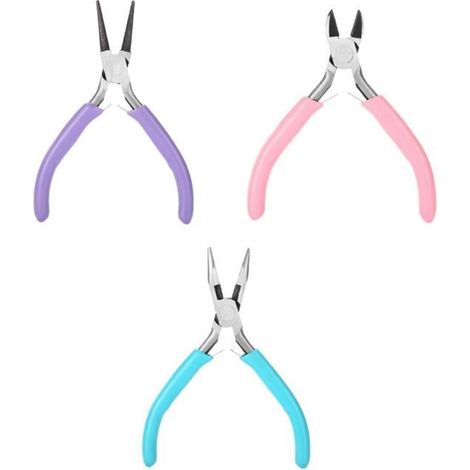 EBTOOLS ensemble de pinces à bijoux Ensemble d\'outils de réparation de bijoux pratiques Kit de pinces en acier pour les fabricants (1/4)