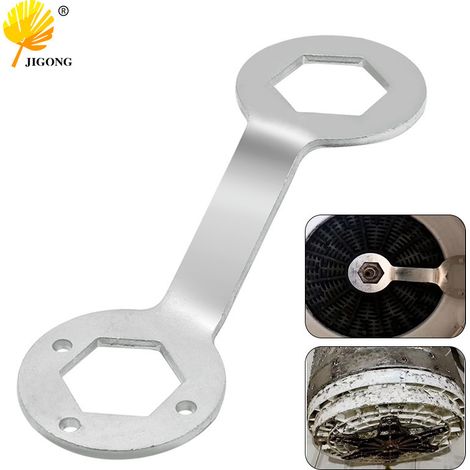 Clé de démontage d'embrayage 36/38 mm pour machines à laver à pulsateur clé de démontage de vis de disque de pulsateur outils de réparation du tambour intérieur. (1/5)