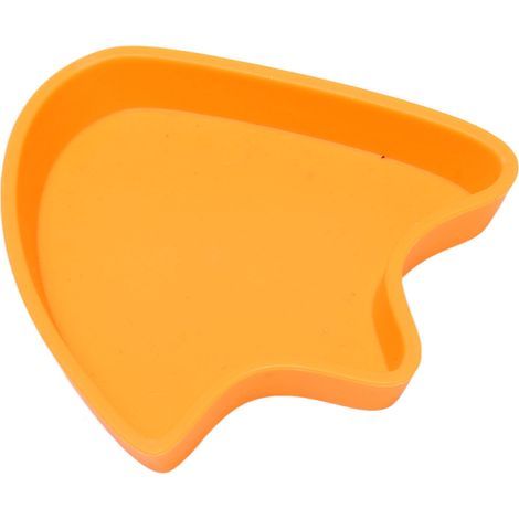 Gamelle pour reptiles en forme d'empreinte de patte, grande capacité, avec abreuvoir intégré. Accessoires pour reptiles. (1/5)