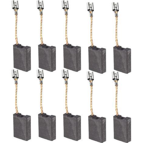 Lot de 10 burch en carbone pour meuleuse d'angle électrique Bosch 18020-180 - 6 x 16 x 22 mm (1/5)