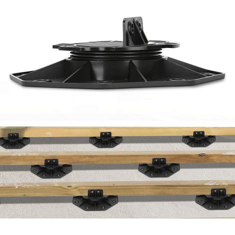 Wolketon Set da 10 piedistalli regolabili per terrazza 18-30 mm in PP composito (1/5)