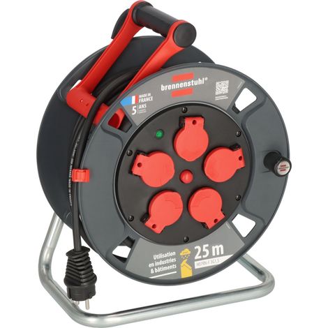 Kabelaufroller 300 KU 2101 Professional, 25 m H07RN-F 3G1,5, IP44 - BRENNENSTUHL - 9231201100 (1/5)