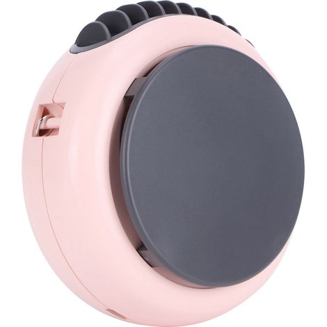 Petit ventilateur à col rond avec motif, portable, rechargeable par USB, idéal pour la maison ou les dortoirs. (1/5)