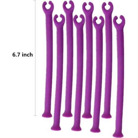 Verre Support pour Lave-Vaisselle Lot de 8 Pourpre – Silicone Verre à vin Support au Lave-Vaisselle – Nettoyer sans Danger Verres sans Polissage – Cuisine Gadget (1/3)