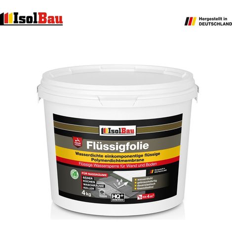 Flüssigfolie 4 kg Dichtfolie Duschabdichtung Abdichtfolie Bad Dusche Küche (1/5)