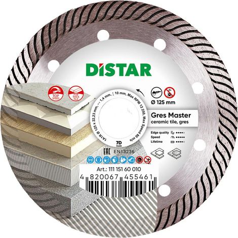 Distar Diamanttrennscheibe GRES Master 125 x 1,4 x 10 x 22,23 mm (1/5)