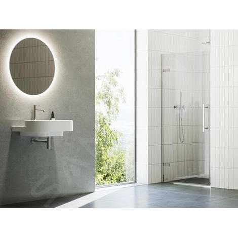 Ravak Cool - Porte de douche 80x195 cm, chrome/verre clair X0VV40A00Z1 (1/3)
