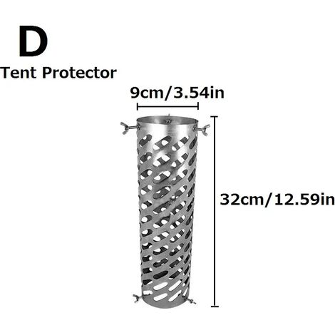 Accessoires pour poêles à bois en acier inoxydable : cheminée de camping, tuyau d'évacuation, tube de cheminée, housse anti-brûlure pour tente, réchauds de cuisine portables (1/5)