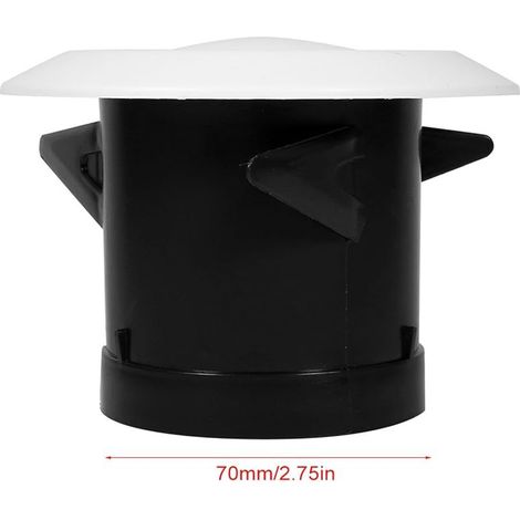 Couvercle de Conduit de Ventilation Réglable, Grille Aération Amovible en ABS Blanc pour Sortie Clim, VMC, Évacuation Climatiseur (1/5)