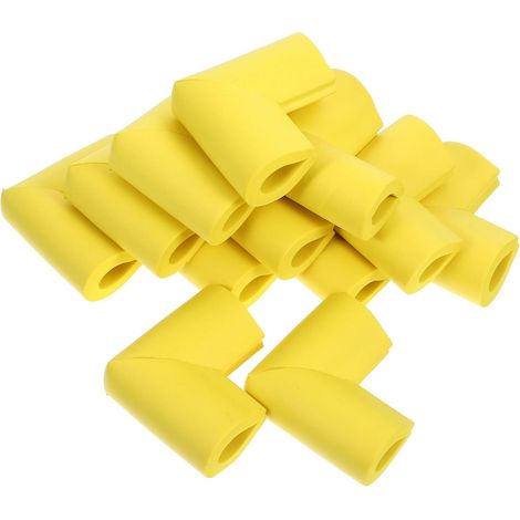 12 protège-coins pour meubles, mousse, jaune, pour étagères (1/5)